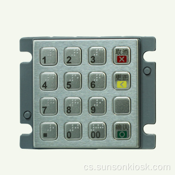 16-klávesová šifrovaná PIN podložka